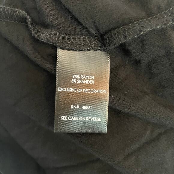 Old Navy Black Square Neck Women's Body Suit Medium NWT Cotton/Poly - Picture 12 of 12